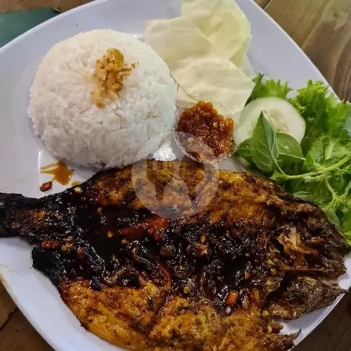 Nasi + Bandeng Bakar Kropok Pedas